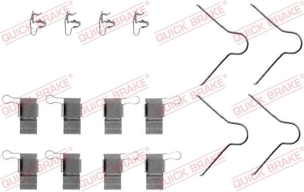 Accessory Kit, disc brake pad